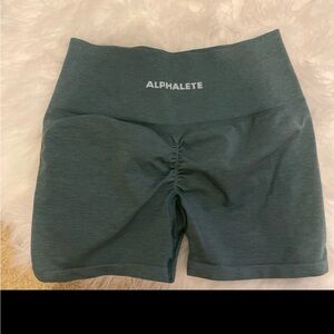 Alphalete amplify shorts nomadic blue